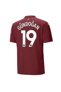 Manchester City Ilkay Gundogan #19 Voetbaltruitje 3e tenue 2024-25 Korte Mouw